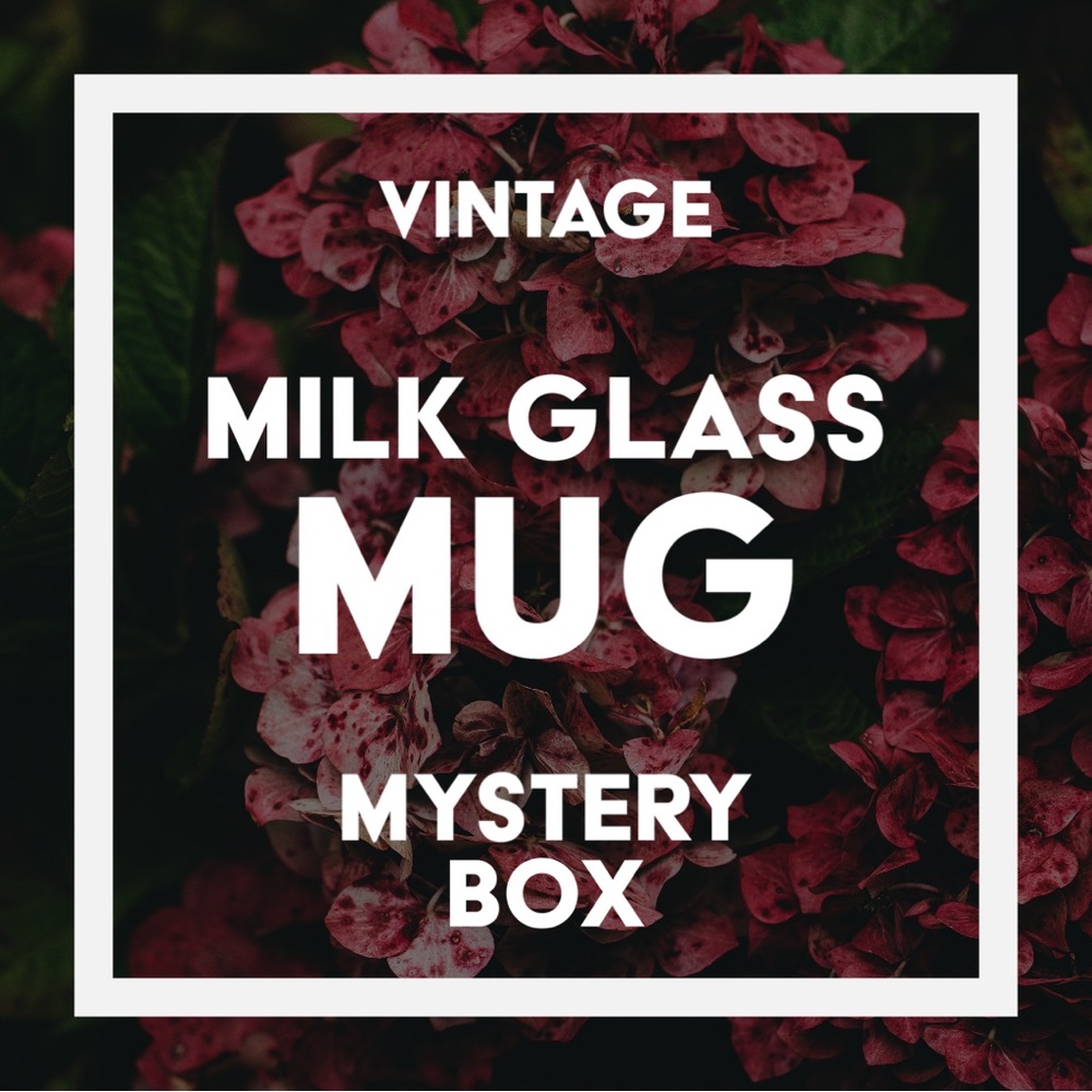 ✨ MYSTERY BOX ✨ Vintage Milk Glass Mug